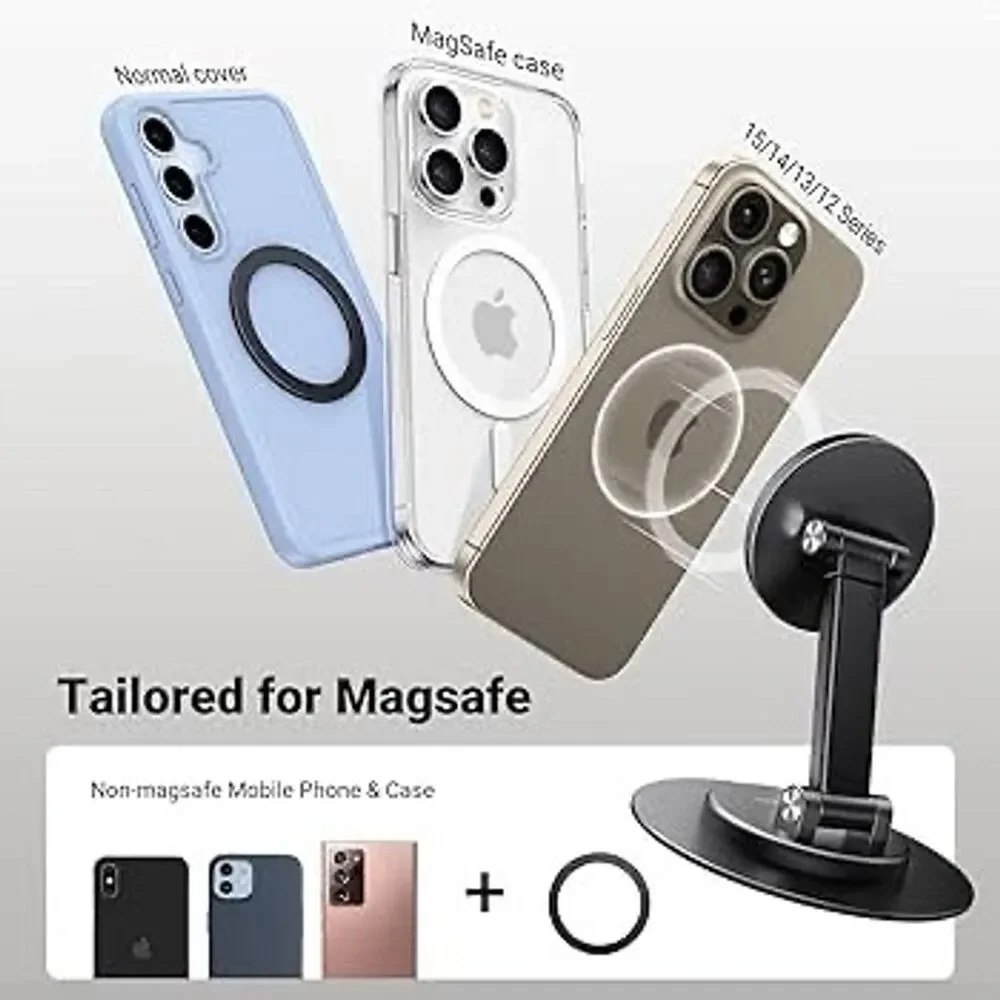 UGREEN Magnetic Phone Stand for MagSafe 360° Rotation Adjustable Height